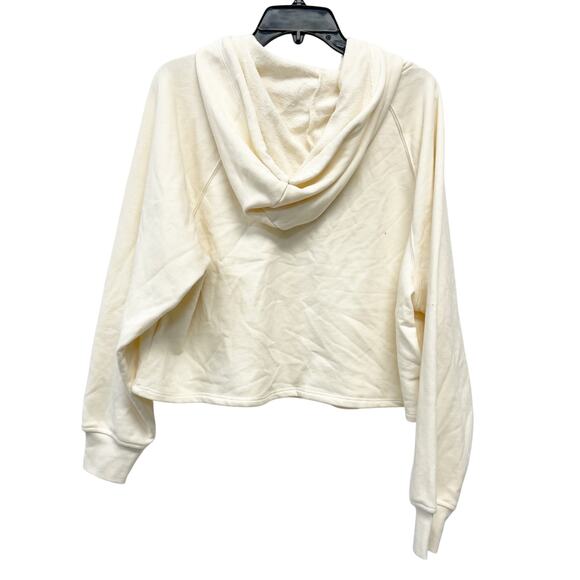 Future Collective Women's Hooded Long Sleeve Sweatshirt Cream Size XXL - Picture 3 of 6